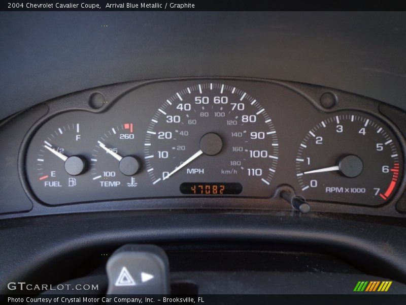 Arrival Blue Metallic / Graphite 2004 Chevrolet Cavalier Coupe