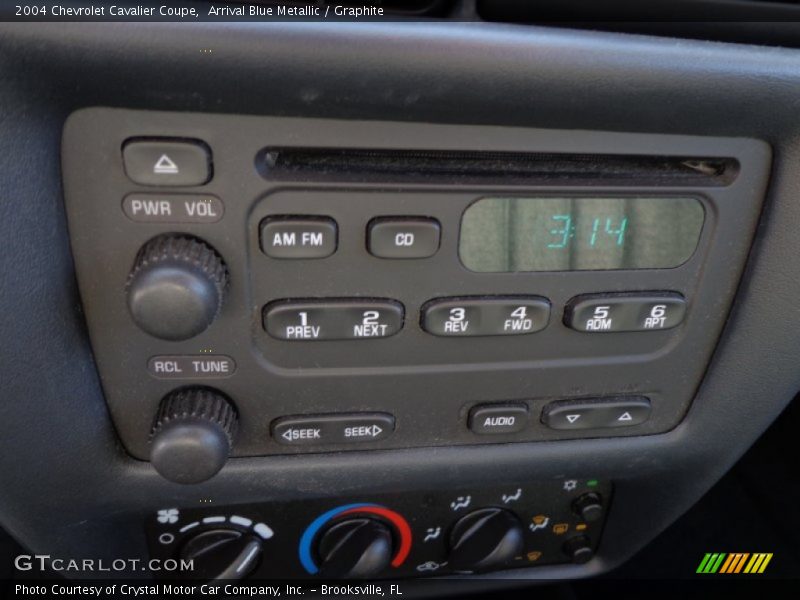 Arrival Blue Metallic / Graphite 2004 Chevrolet Cavalier Coupe