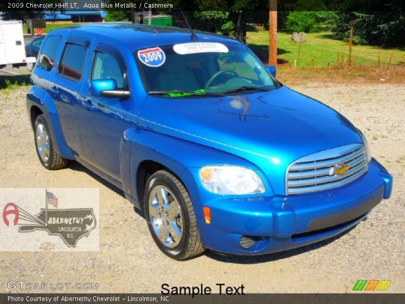 Aqua Blue Metallic / Cashmere 2009 Chevrolet HHR LT