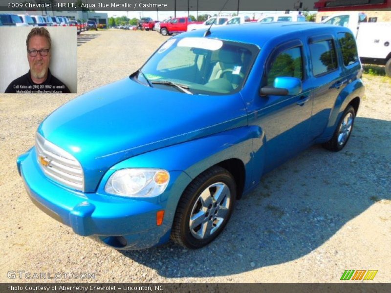 Aqua Blue Metallic / Cashmere 2009 Chevrolet HHR LT