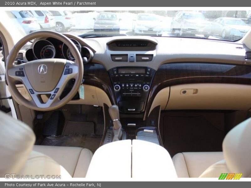Aspen White Pearl / Parchment 2010 Acura MDX