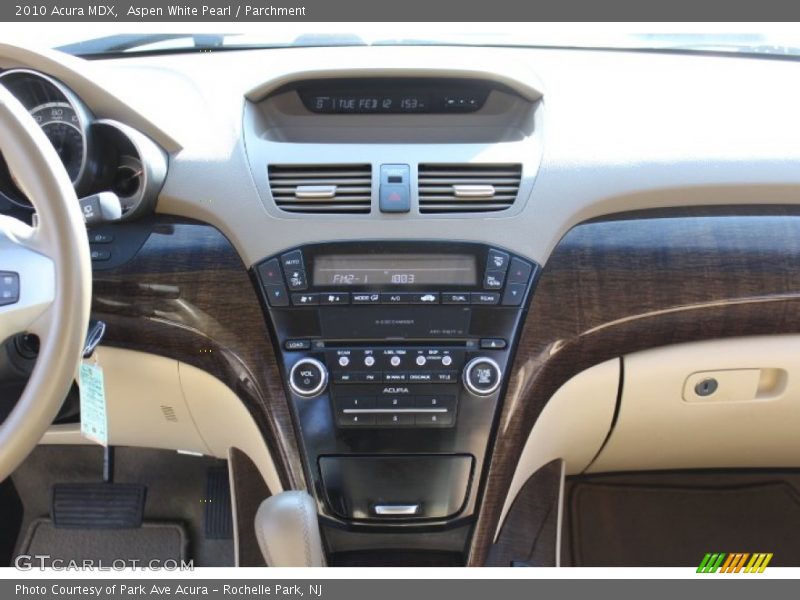Aspen White Pearl / Parchment 2010 Acura MDX