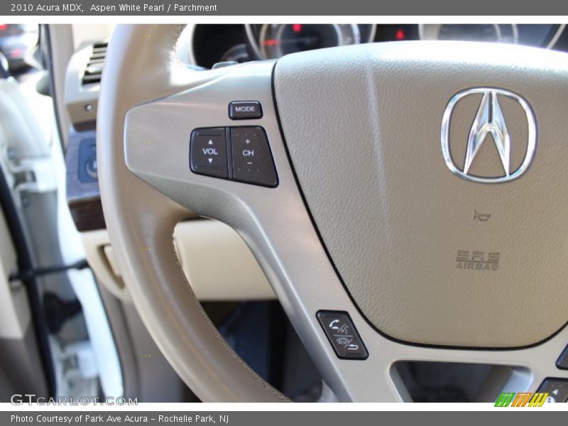 Aspen White Pearl / Parchment 2010 Acura MDX