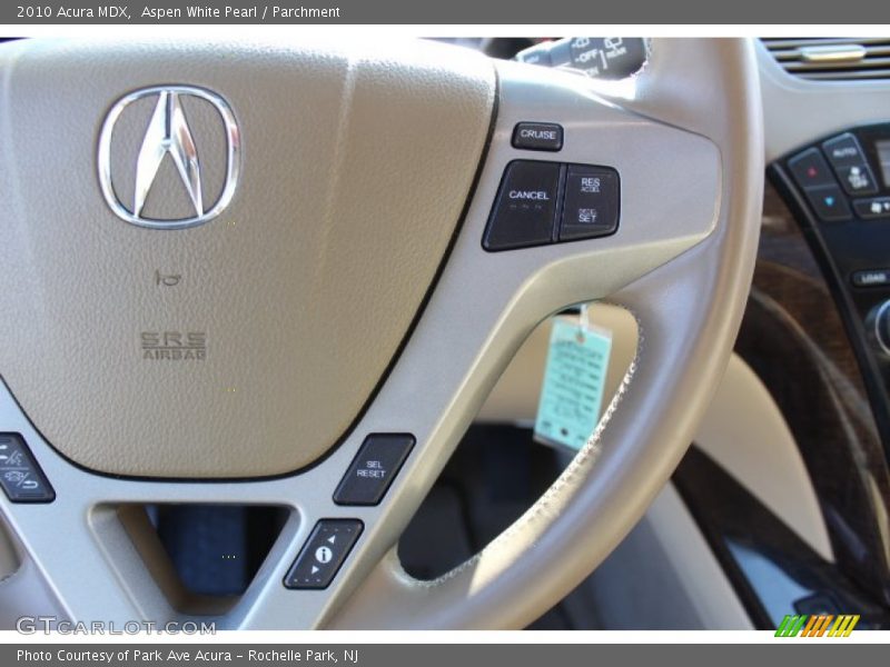 Aspen White Pearl / Parchment 2010 Acura MDX