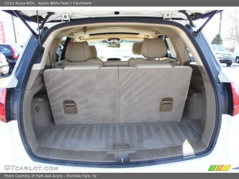 Aspen White Pearl / Parchment 2010 Acura MDX