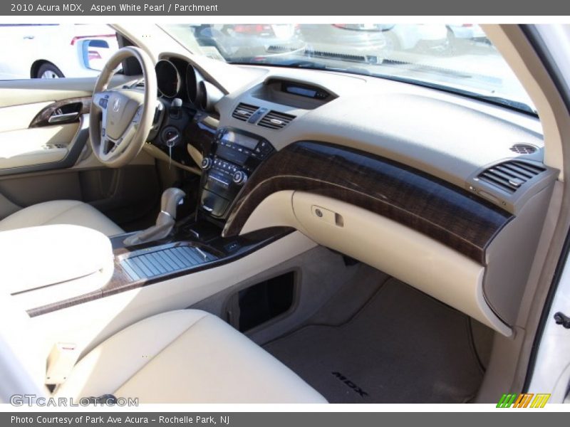 Aspen White Pearl / Parchment 2010 Acura MDX