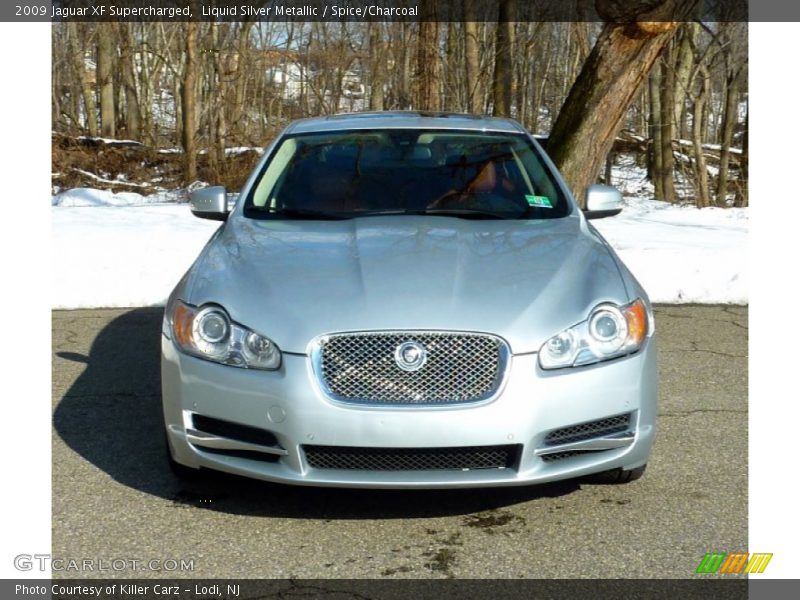 Liquid Silver Metallic / Spice/Charcoal 2009 Jaguar XF Supercharged