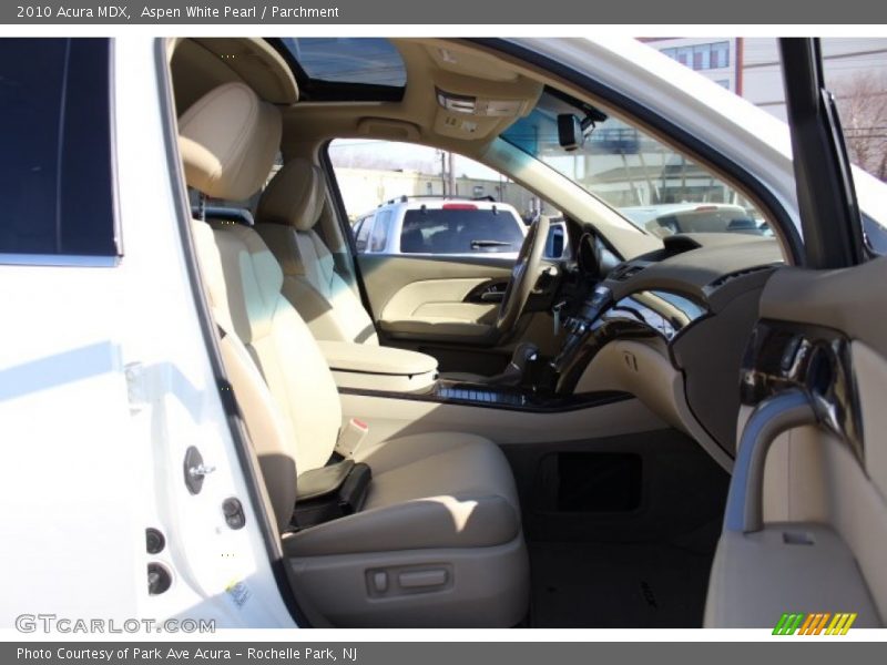 Aspen White Pearl / Parchment 2010 Acura MDX