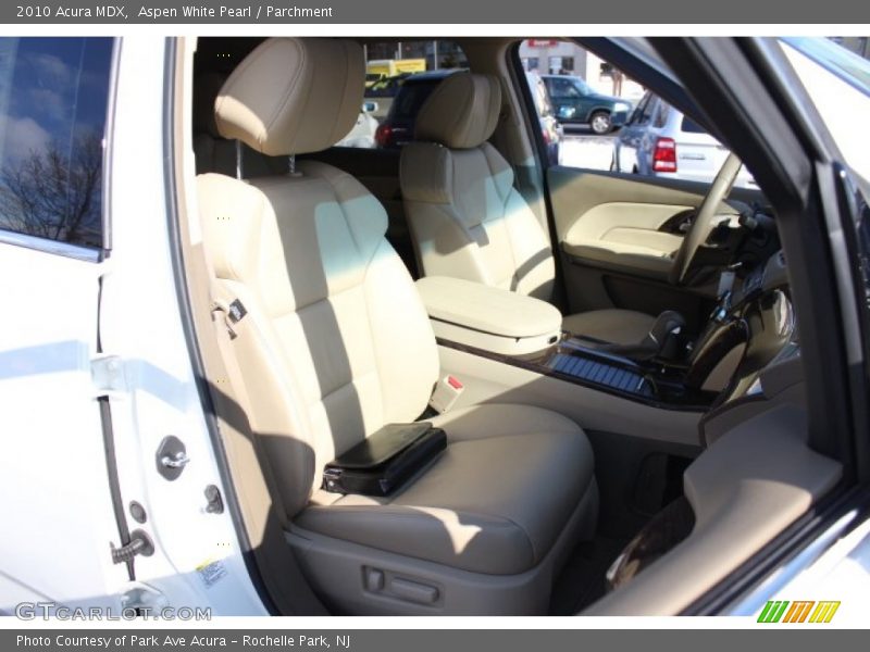 Aspen White Pearl / Parchment 2010 Acura MDX