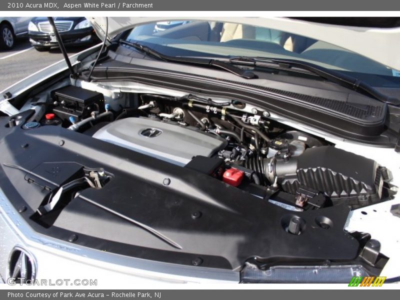 Aspen White Pearl / Parchment 2010 Acura MDX