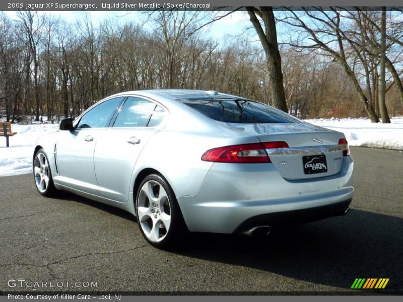 Liquid Silver Metallic / Spice/Charcoal 2009 Jaguar XF Supercharged