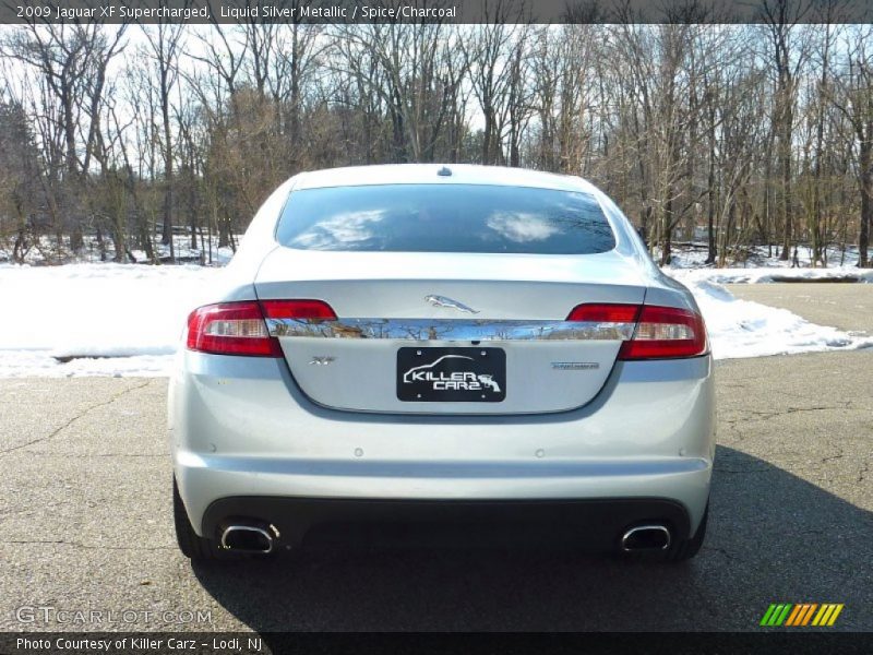 Liquid Silver Metallic / Spice/Charcoal 2009 Jaguar XF Supercharged