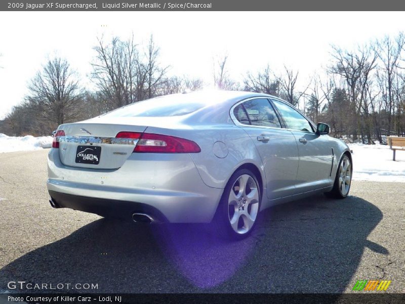 Liquid Silver Metallic / Spice/Charcoal 2009 Jaguar XF Supercharged