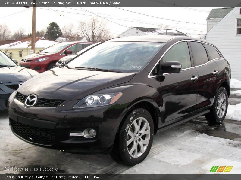 Black Cherry Mica / Sand 2009 Mazda CX-7 Grand Touring AWD