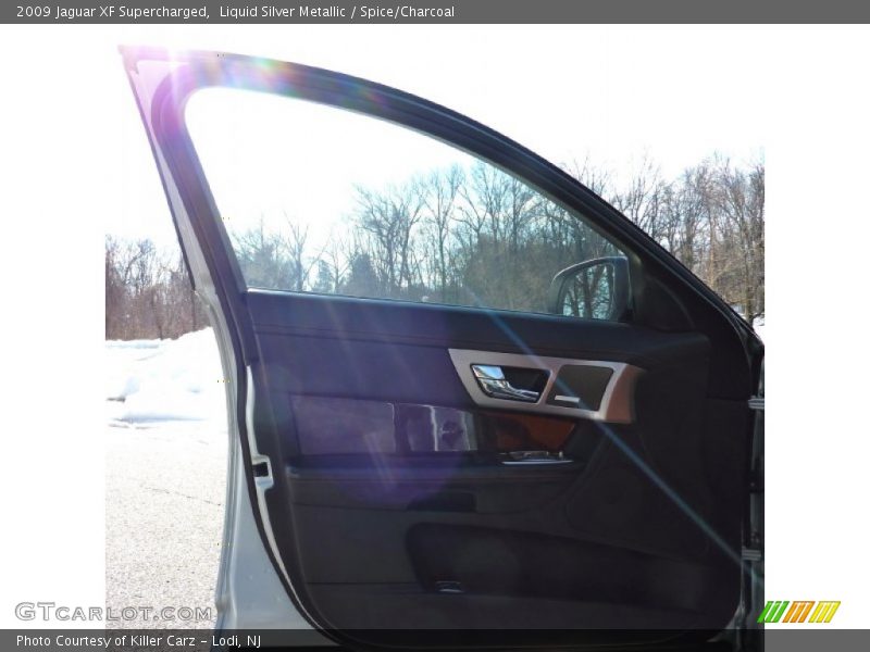 Liquid Silver Metallic / Spice/Charcoal 2009 Jaguar XF Supercharged