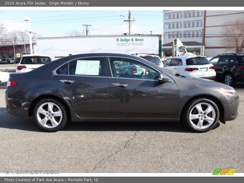 Grigio Metallic / Ebony 2010 Acura TSX Sedan