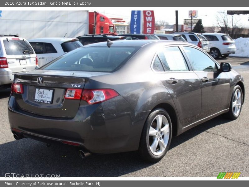Grigio Metallic / Ebony 2010 Acura TSX Sedan