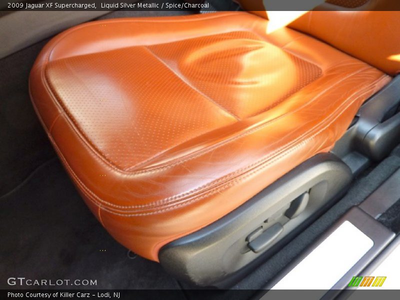 Liquid Silver Metallic / Spice/Charcoal 2009 Jaguar XF Supercharged