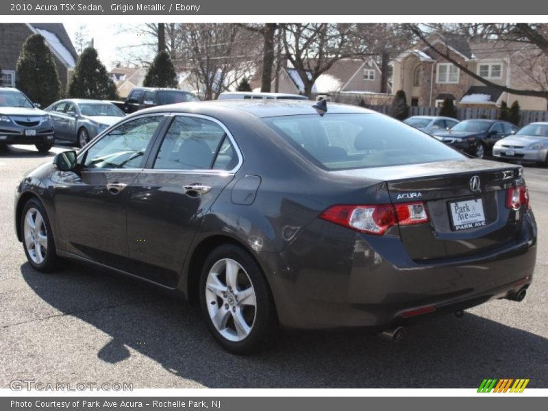 Grigio Metallic / Ebony 2010 Acura TSX Sedan