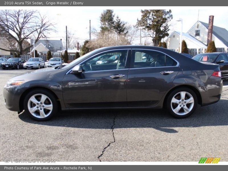 Grigio Metallic / Ebony 2010 Acura TSX Sedan