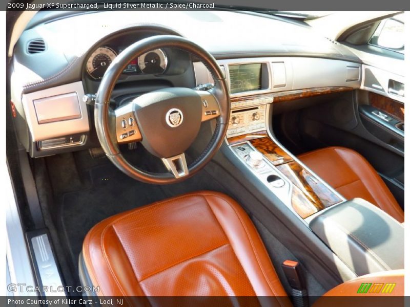 Spice/Charcoal Interior - 2009 XF Supercharged 