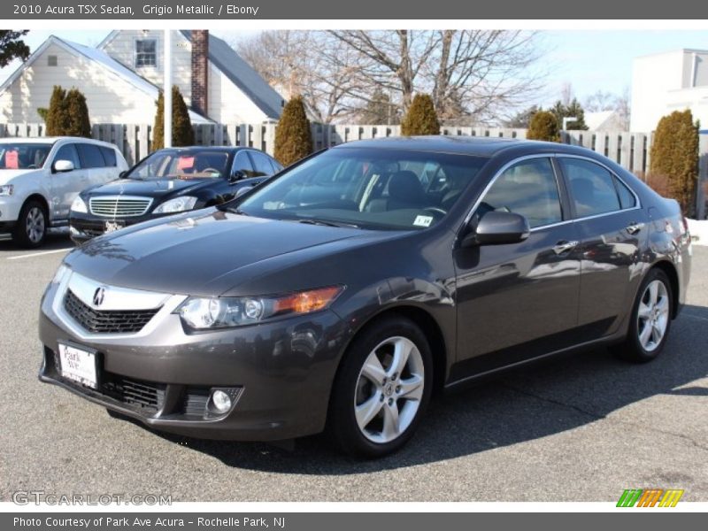 Grigio Metallic / Ebony 2010 Acura TSX Sedan