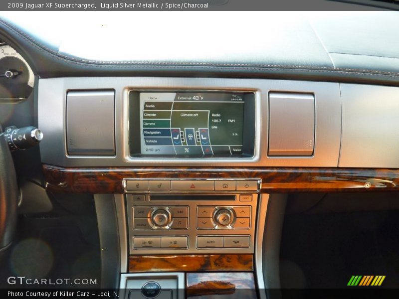 Liquid Silver Metallic / Spice/Charcoal 2009 Jaguar XF Supercharged