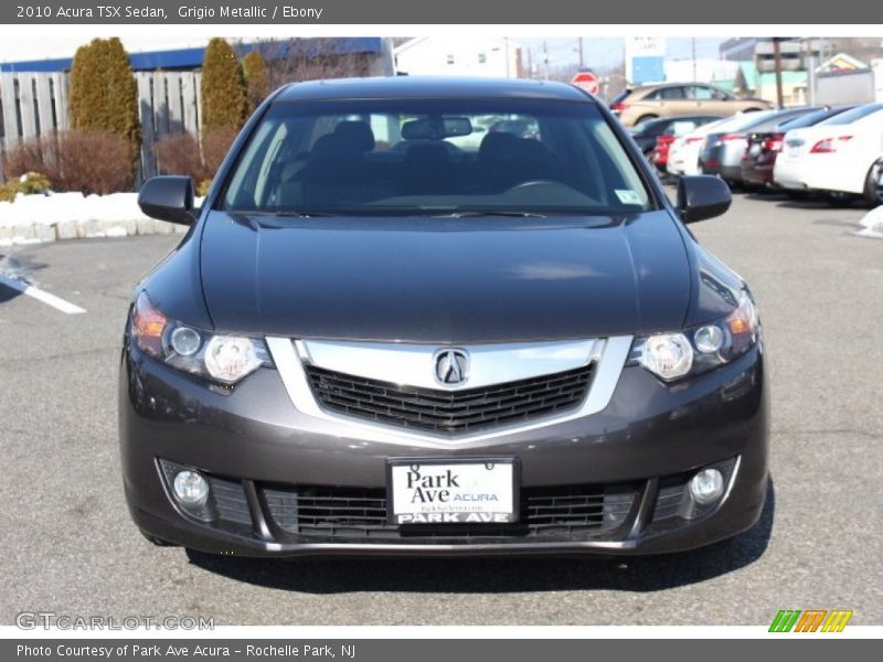 Grigio Metallic / Ebony 2010 Acura TSX Sedan