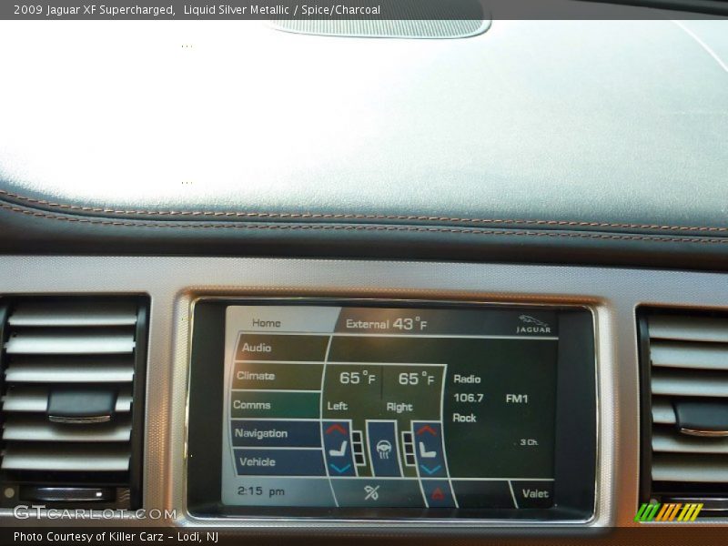 Liquid Silver Metallic / Spice/Charcoal 2009 Jaguar XF Supercharged