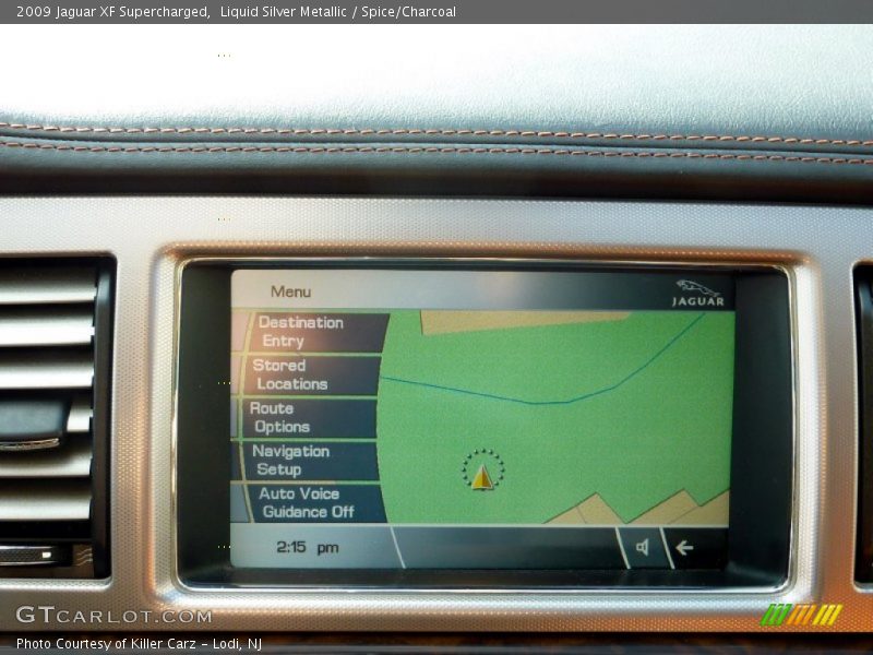 Liquid Silver Metallic / Spice/Charcoal 2009 Jaguar XF Supercharged