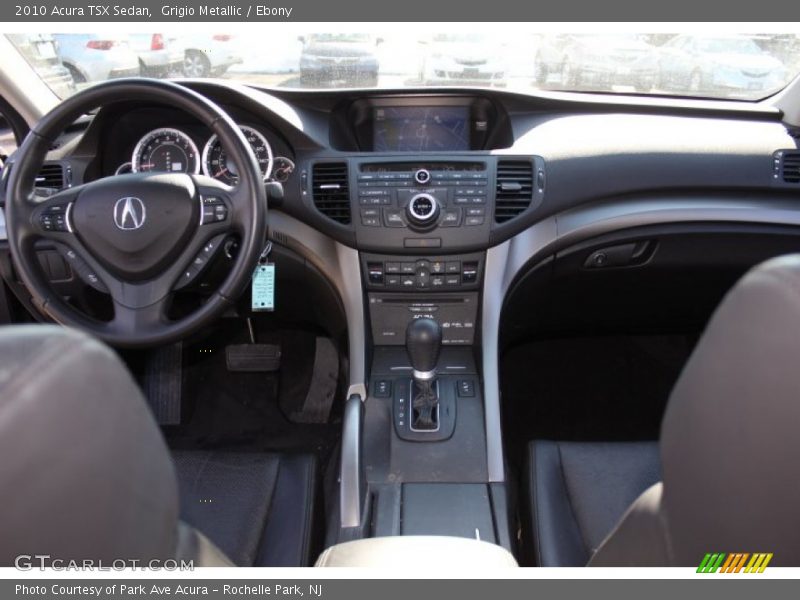 Grigio Metallic / Ebony 2010 Acura TSX Sedan