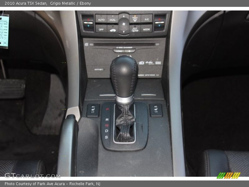 Grigio Metallic / Ebony 2010 Acura TSX Sedan