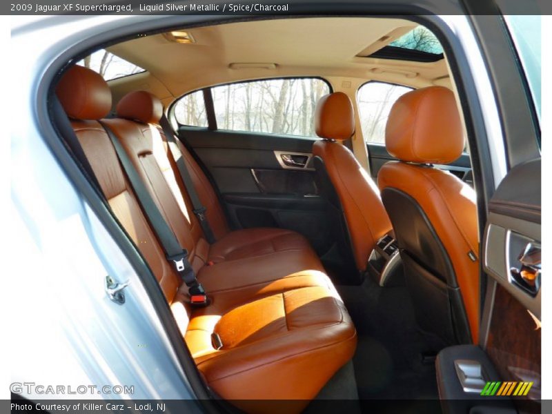 Liquid Silver Metallic / Spice/Charcoal 2009 Jaguar XF Supercharged
