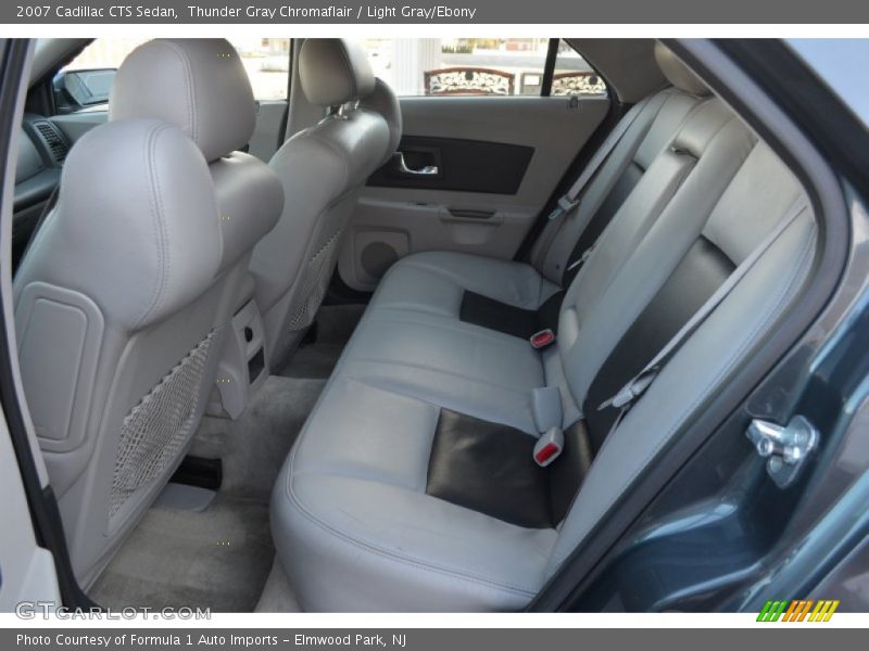 Thunder Gray Chromaflair / Light Gray/Ebony 2007 Cadillac CTS Sedan