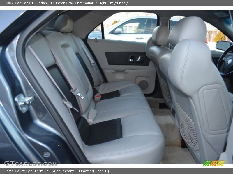 Thunder Gray Chromaflair / Light Gray/Ebony 2007 Cadillac CTS Sedan