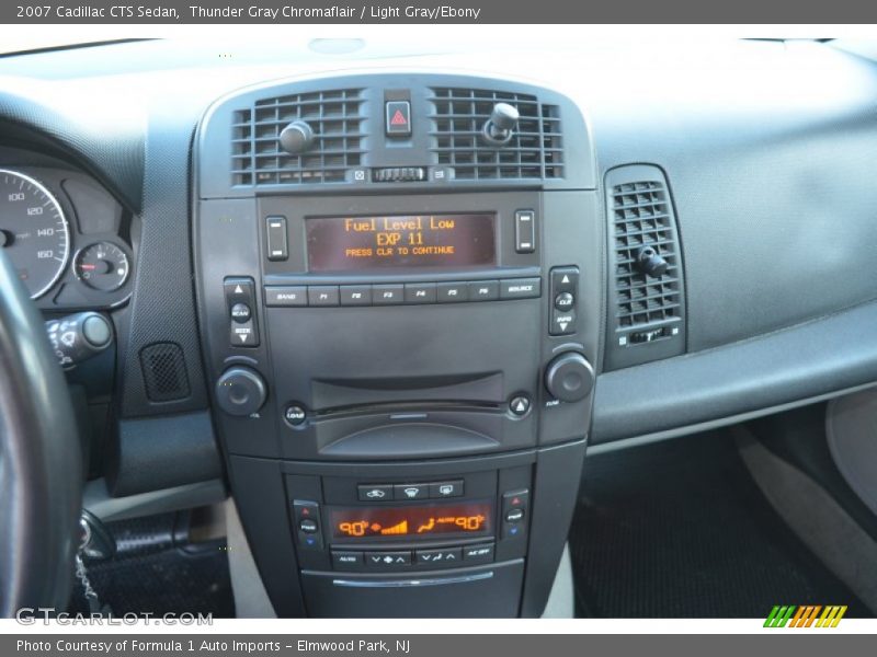 Thunder Gray Chromaflair / Light Gray/Ebony 2007 Cadillac CTS Sedan