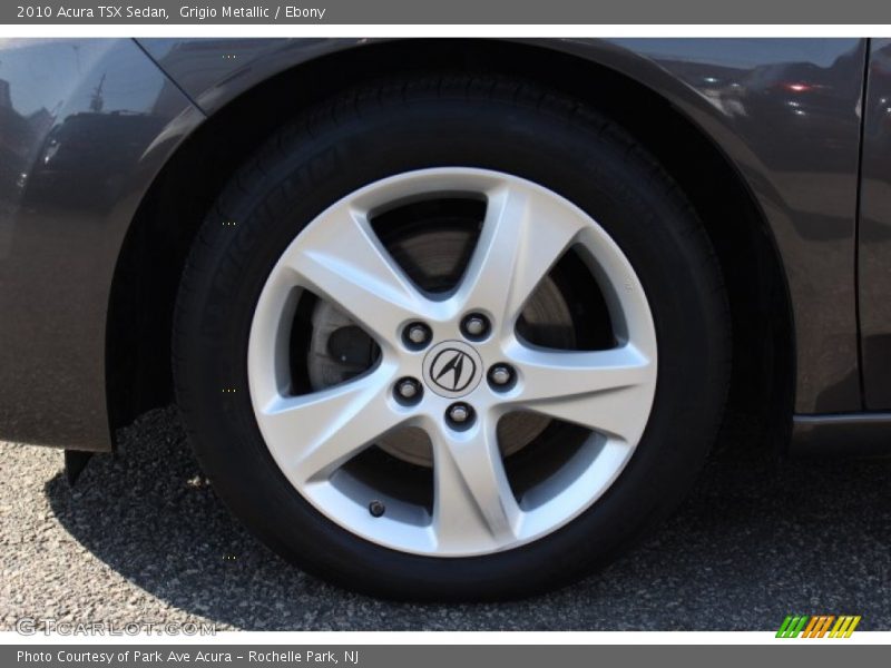 Grigio Metallic / Ebony 2010 Acura TSX Sedan