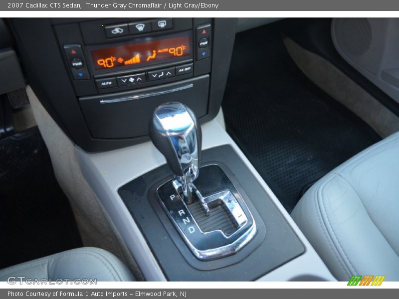 Thunder Gray Chromaflair / Light Gray/Ebony 2007 Cadillac CTS Sedan