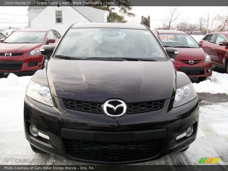 Black Cherry Mica / Sand 2009 Mazda CX-7 Grand Touring AWD