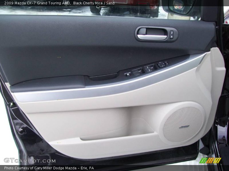 Black Cherry Mica / Sand 2009 Mazda CX-7 Grand Touring AWD
