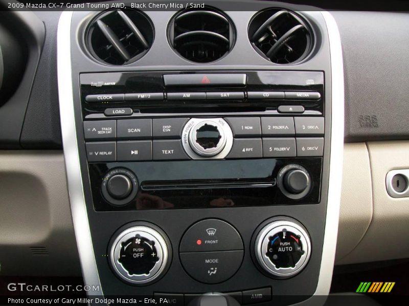 Black Cherry Mica / Sand 2009 Mazda CX-7 Grand Touring AWD