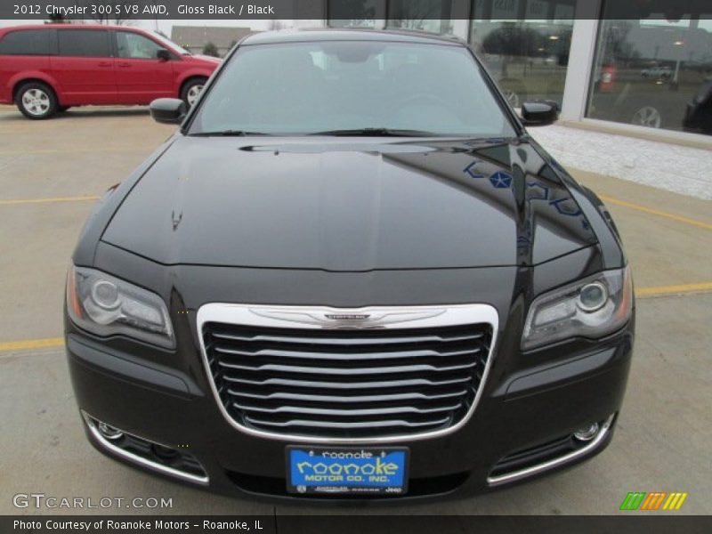 Gloss Black / Black 2012 Chrysler 300 S V8 AWD