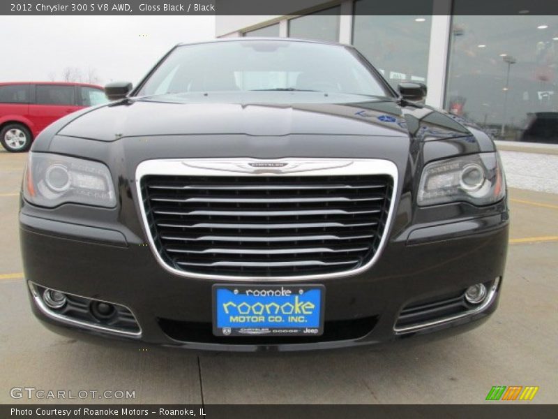 Gloss Black / Black 2012 Chrysler 300 S V8 AWD