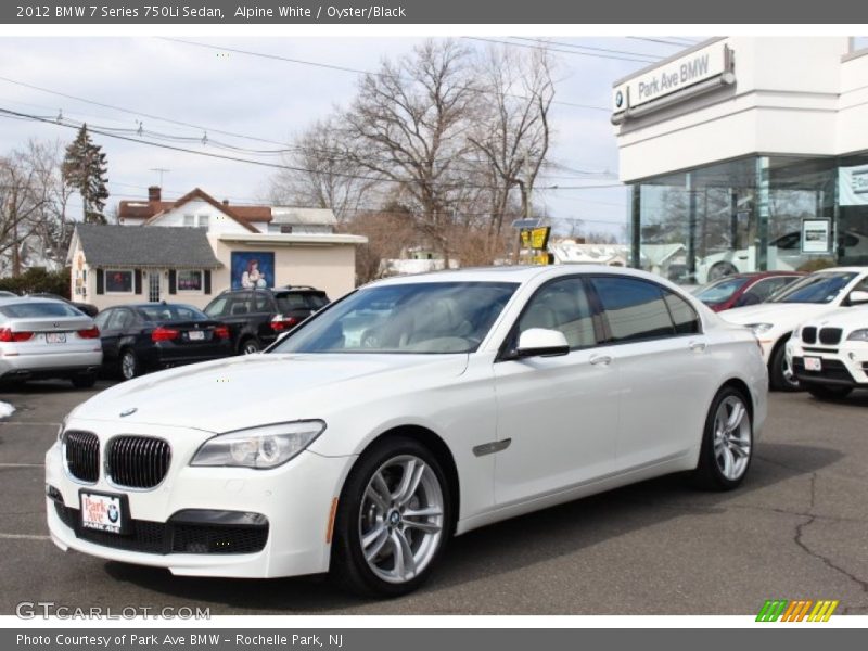 Alpine White / Oyster/Black 2012 BMW 7 Series 750Li Sedan