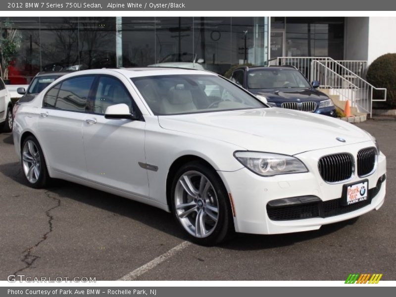 Alpine White / Oyster/Black 2012 BMW 7 Series 750Li Sedan