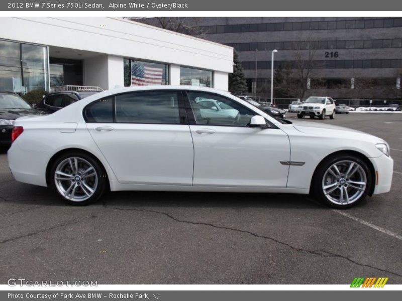 Alpine White / Oyster/Black 2012 BMW 7 Series 750Li Sedan