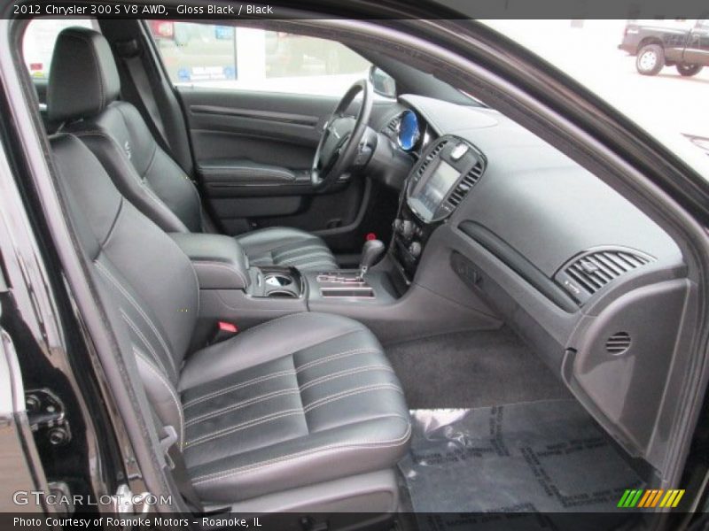 Gloss Black / Black 2012 Chrysler 300 S V8 AWD