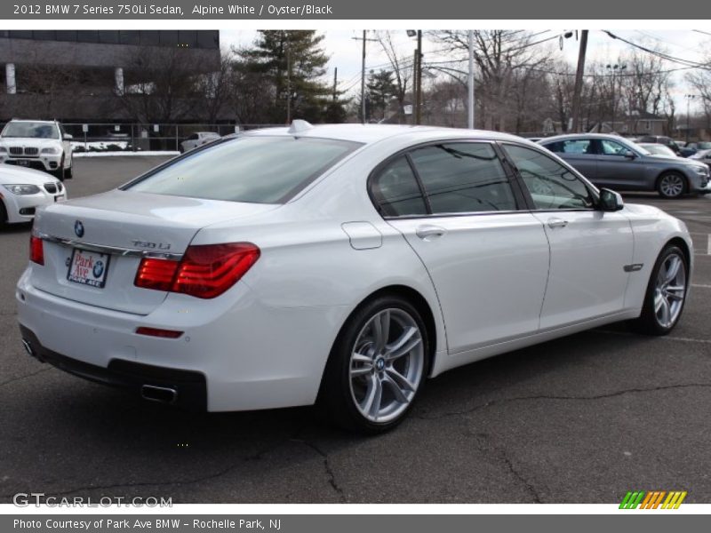 Alpine White / Oyster/Black 2012 BMW 7 Series 750Li Sedan