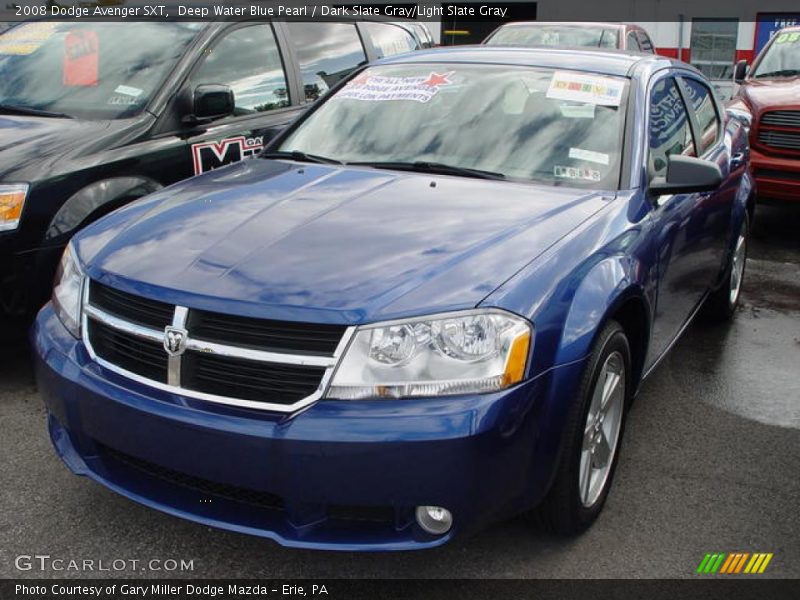 Deep Water Blue Pearl / Dark Slate Gray/Light Slate Gray 2008 Dodge Avenger SXT