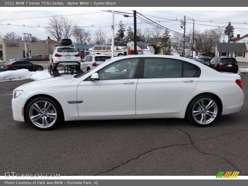 Alpine White / Oyster/Black 2012 BMW 7 Series 750Li Sedan